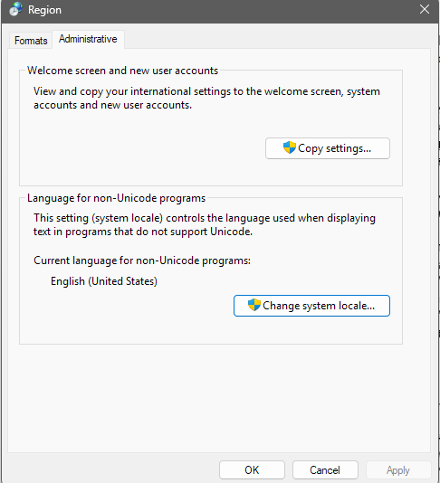 วิธีเปลี่ยน “Language for non-Unicode Programs” เป็นภาษาไทยแบบง่ายๆ สำหรับม